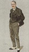 percy bysshe shelley portrayed in a 1905 vanity fair cartoon oil on canvas